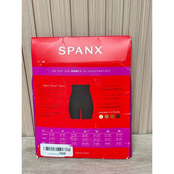 SPANX High-Waisted Shaper Short in Very Black, Size M - Picture 4 of 11